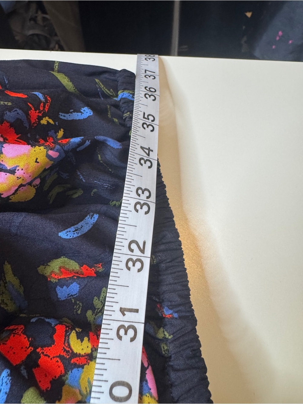 NWT Free Assembly Navy Floral Smocked Puff Sleeve Mini Dress XXL (20) 100% Cotto - Picture 7 of 10